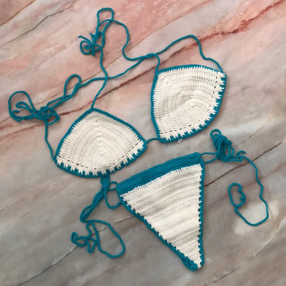 COPY - BRAZILIAN CROCHET THONG BIKINI ONE SIZE